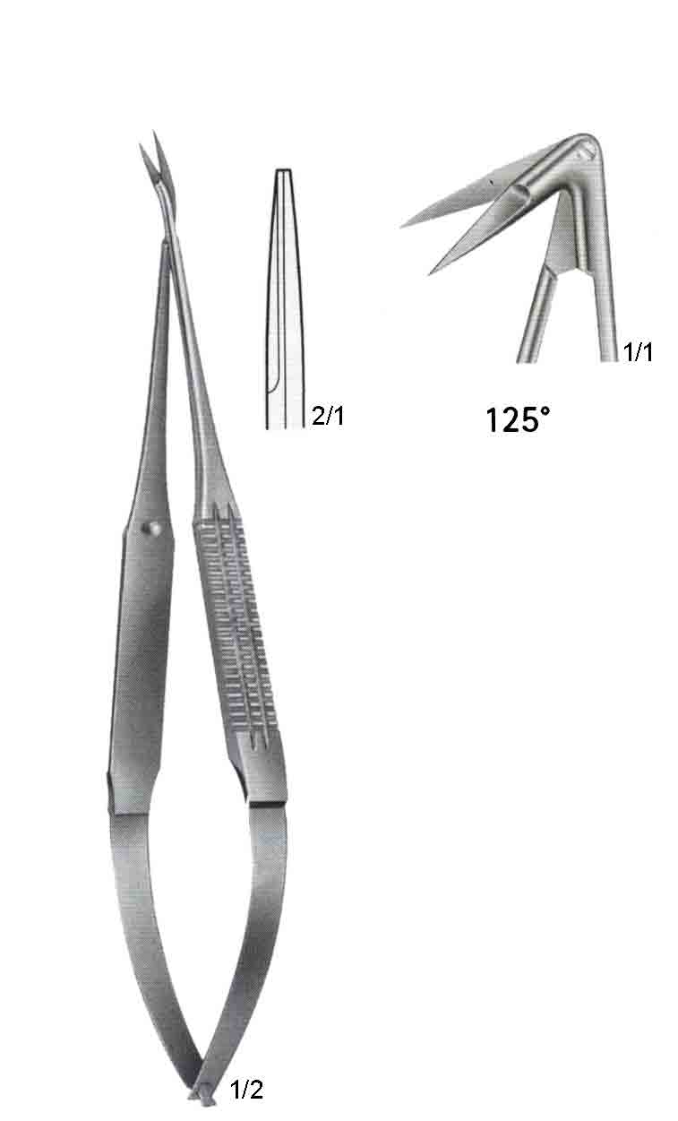 MİKRO MAKAS 25º AÇILI 185 MM